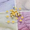 Liga retrô Concha de prata estrela-do-mar coração de pêssego contas de expressão DIY brincos chaveiro Material de pingente de joia