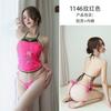 Long Night Lingerie Sexy Feminina Bordada Lótus Clássica Faixa de Barriga Seda Adulto Faixa de Barriga Sexy 1146