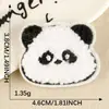 Logo Bordado por Computadora Animal de Dibujos Animados Panda Autoadhesivo Divertido Bricolaje Accesorios para Ropa Parche Adhesivo Parche