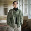 (Personalizado) Chaqueta de Algodón Cuadros Acolchada de Ramio de Invierno 26, Moda, Artística, Única Chaqueta Corta de Algodón para Mujer
