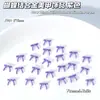 Nuevos Accesorios Metálicos DIY para Uñas con Lazo Estilo Japonés y Coreano Chapados en Oro