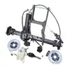 Accesorios para motocicleta de tres ruedas invertida modificada para ATV eje de coche de playa de cuatro ruedas transmisión con contraeje diferencial freno de disco doble eje trasero