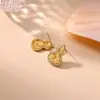 Aretes de Calabaza con Purpurina Fina Retro de Alta Gama con Circonita para Mujer Lujo Ligero Nuevo Estilo Chino Elegantes Aretes que Atraen la Fortuna Joyería