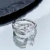 Aranha Fantasma Corvo Abóbora Osso Anel Fantasma Halloween Transfronteiriço Anel Punk Nicho Escuro Personalizado para Mulheres