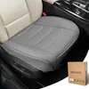 Cojín universal de cuero transpirable para asiento de coche de cuatro estaciones, estilo flecha de cobertura total, cojín de asiento de coche resistente al desgaste y a los arañazos