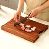 [Produtos Rigorosamente Selecionados] Tábua de Corte de Ébano Tábua de Corte de Madeira Maciça Tábua de Cortar Cozinha Doméstica Tábua de Corte Multifuncional