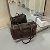 Otoño Invierno Retro Gamuza Felpa Almohada para Axila Bolso Nuevo Suelto Casual Bolso Tote de Moda Versátil Bolso Bandolera Único Baguette