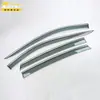 Adecuado para Nissan Sylphy Modelos 26, Tira Decorativa de Acero Inoxidable 3D para Protección contra la Lluvia, Tira Decorativa para Protección contra la Lluvia, Accesorios Exteriores para Coche