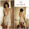 Camisola de Renda com Alça de Rede Costas Abertas Sexy Pijama Feminino de Verão Renda Moda Seda Gelada Macia Camisola