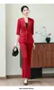 Nuevo Blazer Delgado de Moda Casual Estilo Coreano para Mujer Primavera/Verano con Pantalones de Pierna Ancha y Shorts