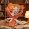 Buquê Pequeno de Flores Pompons de Tricô, Flores Artificiais, Buquê de Flores Falsas de Lã, Acessórios de Presente para Temporada de Formatura, Presentes Transfronteiriços Fabricante