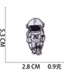 Xiaotian Astronauto Bordado en Tela Pegatinas Personajes Espaciales de Dibujos Animados Pegatinas Parche Pegatinas Bordadas Decorativas Parche para Planchar