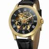 Reloj mecánico automático T-WINNER Victor 132 para hombre con fondo romano hueco al por mayor