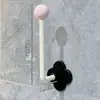 Suporte de Armazenamento de Elásticos de Cabelo Dopamine para Banheiro de Casa, Sem Furos, Economizador de Espaço, Organizador de Gancho Resistente à Corrosão para Elásticos de Cabelo e Acessórios de Cabelo