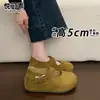 Zapatos Birkenstock originales de cuero grueso con plataforma y hebilla para aumentar la altura para mujer, nuevos versátiles retro casual Mary Jane de otoño 2026