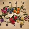 Artificial 3-cabeça dalihua casamento salão de casamento fundo floral decoração suave flor mesa flor exibição comércio exterior garrafa flor