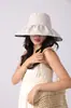 Sombrero de Sol de Vinilo Upf50+ Anti-UV para Mujer Verano Cubre Rostro Ala Ancha Sombrero de Protección Solar Sombrero de Pescador para Exteriores