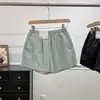 Pedido Japonés~Nuevo Estilo de Verano Cintura Elástica con Cordón Ligeros Transpirables Secado Rápido Shorts Deportivos Casuales para Mujer