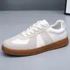 Zapatos estilo Old Money, versátiles para hombre, zapatos casuales de primavera estilo coreano, piel genuina, suela suave, antideslizantes, resistentes al desgaste, zapatillas deportivas alemanas para entrenamiento