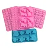 Oveja, Dinosaurio, Biberón, Animales del Bosque, Vehículos de Transporte, Molde de Silicona para Pastel de Coche, Pastel de Fondant, Molde para Gomitas de Chocolate