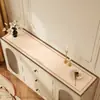 Mantel para Mesa de Aparador Retro, Impermeable y a Prueba de Aceite, Tapete Protector para Cubierta de Mesa de Gabinete de TV, Estilo Lujo Ligero y de Gama Alta, Tapete para Gabinete de Zapatos de Entrada