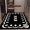 Alfombrillas de Piso de Cuero, Felpudos para Puerta de Entrada, Felpudos de Puerta de Entrada de Gama Alta Limpiables y Lavables, Alfombras Resistentes a las Manchas y Antideslizantes que se Pueden Cortar