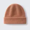 Nova coleção outono e inverno: Chapéu 100% cashmere puro, gorro de tricô unissex, chapéu versátil que cobre as orelhas, chapéu estiloso, chapéu para atividades ao ar livre