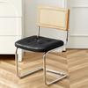 Silla de Ratán Escandinava Madera Maciza Hogar Silla de Comedor de Diseño Silla Medieval Popular Café Hotel Ocio Silla Ins
