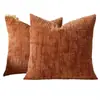 Funda de Almohada Personalizada Cáñamo Cruzado Aguja Gruesa Bambú Chenilla Moderna Simple Cojín de Sofá Mesita de Noche Amazon Transfronterizo