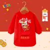 Ropa de Abrigo Otoño e Invierno, Bata Larga Estilo Chino, Ropa de Felicitación de Año Nuevo para Bebés, Delantal de Año Nuevo para Niños, Ropa para Niños y Niñas de Vestir al Revés