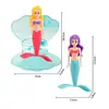 Juguetes de Buceo, Juguetes de Natación, Sirena de Concha, Juego Acuático Infantil, Sumergible, Giratorio, Flotante, Sirena de Juego Acuático