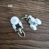 Vendas diretas da fábrica, polia de metal para cortina alta, roda de trilho para cortina silenciosa, acessórios para cortina, roda de gancho
