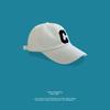 Boné de Baseball com Letra C Bordada, Chapéu Masculino com Proteção Solar, Estilo Coreano Versátil Boné Verde Feminino Bico de Pato com Bordado de Letra