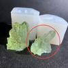 Simulación Racimo de Cristal Natural Piedra en Bruto Adornos Decorativos Cristal Goteo de Pegamento Racimo de Cristal Iceberg Saponita Goteo de Pegamento Molde de Silicona
