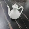Suministro Directo de Fábrica Hotel Club Porcelana Blanca Cafetera Tetera Vinagrera Olla de Vino Se Puede Elegir la Imagen y Agregar Logo