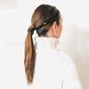 Moda japonesa e coreana faixa de cabelo de couro para mulheres Faixa de cabelo de couro para mulheres estilo fashion faixa de cabelo corda de cabelo