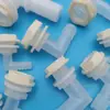 Conector de Codo para Manguera de Tanque de Agua Caja de Volteo para Acuario Cubo de Pegamento Boquilla Rígida Perforada Curva de Drenaje de 1/2 Pulgada 3/4 Pulgada 1 Pulgada