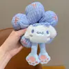 Kuromi Trasero Scrunchie de Flores para Niños para Niñas Lindo Lazo para Moño Accesorio para el Cabello