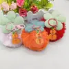 Llavero de Coche de Imitación de Piel de Conejo, Colgante de Bola de Peluche Súper Lindo para Mochila, Regalo de Cumpleaños para Mujeres