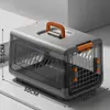 Transportadora de mascotas transfronteriza para viajes aéreos, diseñada para gatos, previene el estrés y la pérdida durante las salidas, y es adecuada para el transporte en automóvil y equipaje de aerolínea.. Disponible al por mayor