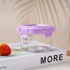 Caja de Almacenamiento para Alimentos Complementarios con Alto Boro para Bebé, Recipiente de Vidrio Retortable para Alimentos de Bebé, Tazón para Huevo al Vapor, Frasco Sellado, Lonchera