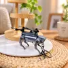 Llavero de Juguete Perro Robot Mecánico de Dibujos Animados Plegable Colgante para Bolso de Pareja Coche Regalo Regalo del Festival Qixi