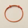Pulsera de cuerda fina lisa de alta calidad DIY para usar libremente, con cuentas, para usar en capas, cuerda de mano de hilo dorado simple, para hombres y mujeres, año de vida, cuerda roja