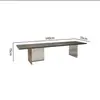 Mesa de Preparación de Té de Lujo Ligero Gama Alta Oficina Isla Simple de Madera Maciza Mostrador Mesa y Sillas de Té Set Mesa de Té para Sala de Estar del Hogar