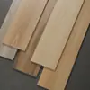 Foshan sala de estar dormitorio borde recto ladrillo de madera 150x 900 ladrillo de suelo antideslizante color tronco de crema a prueba de humedad imitación madera maciza