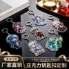 Chaveiros de acrílico podem ser personalizados para atacado, apresentando estilo Q de anime cartoon DIY, tendência nacional, designs culturais e criativos personalizados, resina com janela colorida e gravação a laser