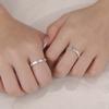 Anillo Yong Cheng S999 Plata de Pie Jiyan Anillo de Pareja de Estilo Chino Temperamento Literario y Artístico Anillo Nicho Avanzado