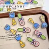 Accesorios para Joyería DIY Tenedor Cuchara Lindos Charms de Bolsa Acrílicos Pendientes Joyería Collar de Perlas Accesorios Colgantes