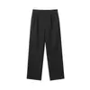 Pantalones Casuales Largos de Pierna Ancha Rectos Holgados de Tela Fluida, Estilo Simple de Alta Gama, Marca de Moda, Versátiles, para Hombre, Novedad de Primavera