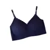 Novo Estilo Adesivo Levanta e Junta Sem Costura Anti-Queda Confortável Camisola com Sutiã de Air Cup para Mulheres